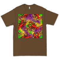 Cacao Mardi Gras Lobster Seamless Pattern Premium Tee - BundleAndBundleShop