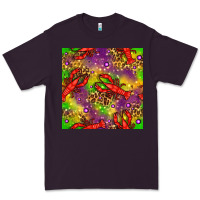 Plum Mardi Gras Lobster Seamless Pattern Premium Tee - BundleAndBundleShop