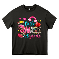 Asphalt little miss third grade Heavy Core Tee - NancyCooperArtShop