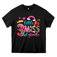 Black little miss third grade Heavy Core Tee - NancyCooperArtShop