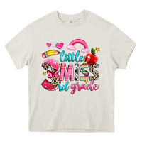 Cream little miss third grade Heavy Core Tee - NancyCooperArtShop