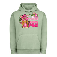 Pigment Oil Green in october we wear pink gnome Urban Hoodie - BarkalooDesign