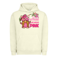 Pigment Pistachio in october we wear pink gnome Urban Hoodie - BarkalooDesign