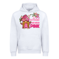White in october we wear pink gnome Urban Hoodie - BarkalooDesign