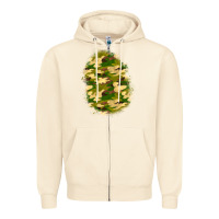 Sandshell camouflage patch 4 Zipper Hoodie - BundleAndBundleShop