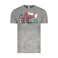 Cloud Rock blessed teacher school Vintage Tee - NancyCooperArtShop