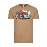 Vintage Coffee blessed teacher school Vintage Tee - NancyCooperArtShop