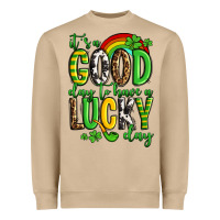 Mushroom St. Patrick's It's a good day to have a lucky day Heavyweight Sweatshirt - OliviaCreatesArt