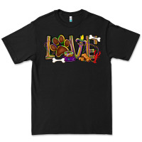 Black Mardi Gras love dog paw Premium Tee - BundleAndBundleShop