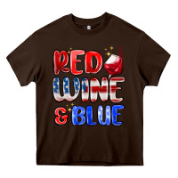Red Wine And Blue Heavy Core Tee | Teevron