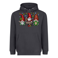 Smoke christmas gnomes celebration Heavyweight Hoodie - CowhideDigitalArt