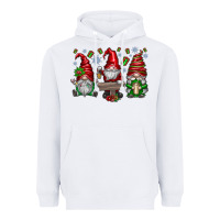 White christmas gnomes celebration Heavyweight Hoodie - CowhideDigitalArt