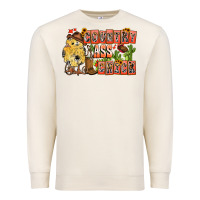 Sandshell Country Ass Chick Premium Sweatshirt - CowhideDigitalArt