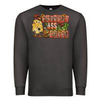 Smoke Country Ass Chick Premium Sweatshirt - CowhideDigitalArt