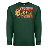 Sports Green Country Ass Chick Premium Sweatshirt - CowhideDigitalArt