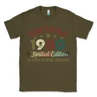 Army Green Vintage 1980 Limited Edition 41 Years Of Being Awesome Classic Tee - Bettercallsaul