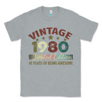 Heather Grey Vintage 1980 Limited Edition 41 Years Of Being Awesome Classic Tee - Bettercallsaul