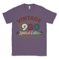 Lavender Vintage 1980 Limited Edition 41 Years Of Being Awesome Classic Tee - Bettercallsaul