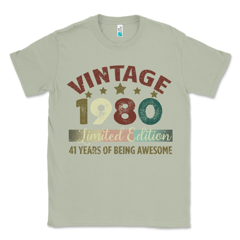 Vintage 1980 Limited Edition 41 Years Of Being Awesome Classic Tee by Bettercallsaul | Teevron