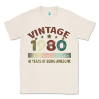 Natural Vintage 1980 Limited Edition 41 Years Of Being Awesome Classic Tee - Bettercallsaul