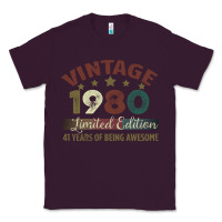 Plum Vintage 1980 Limited Edition 41 Years Of Being Awesome Classic Tee - Bettercallsaul