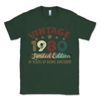 Sports Green Vintage 1980 Limited Edition 41 Years Of Being Awesome Classic Tee - Bettercallsaul