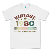 White Vintage 1980 Limited Edition 41 Years Of Being Awesome Classic Tee - Bettercallsaul