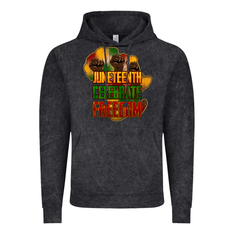 Juneteenth Celebrate Freedom Vintage Hoodie by NancyCooperArtShop | Teevron