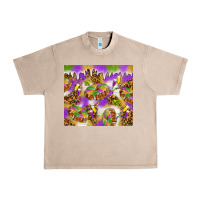 French Oak Mardi Gras with king cake Urban Heavy Tee - NancyCooperArtShop