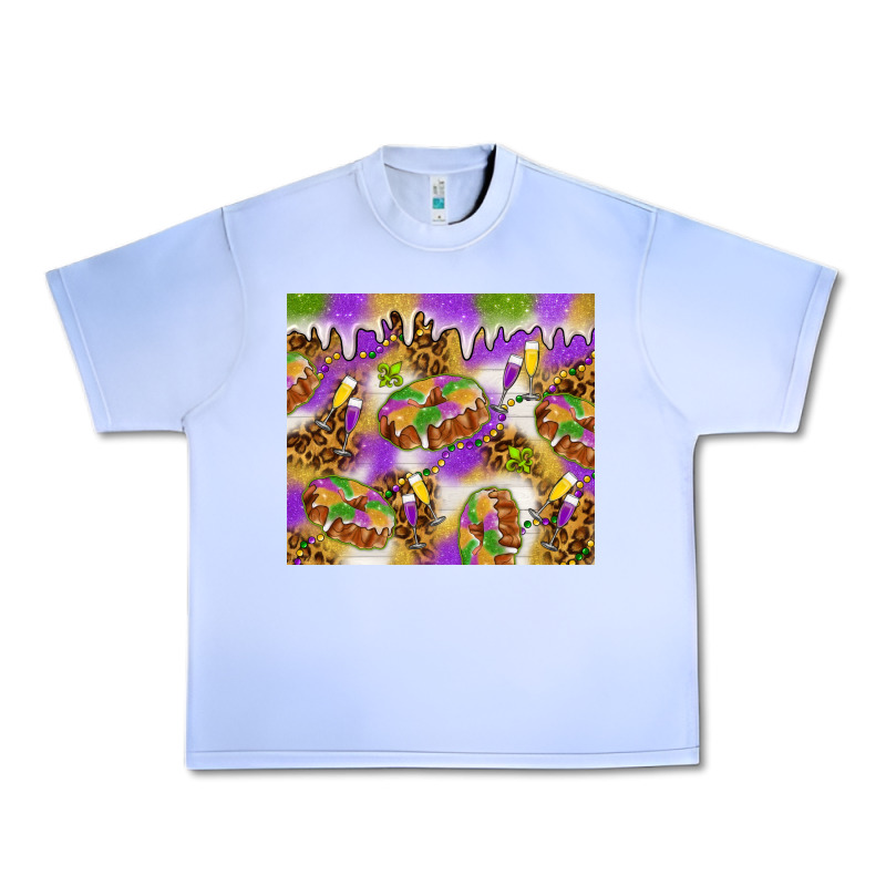 Mardi Gras With King Cake Urban Heavy Tee by NancyCooperArtShop | Teevron