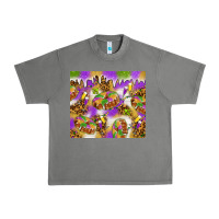 Tornado Mardi Gras with king cake Urban Heavy Tee - NancyCooperArtShop