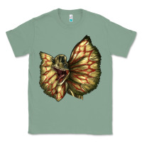 Sage dilophosaurus face Classic Tee - LillyAllenDesigns