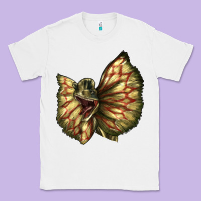 Dilophosaurus Face Classic Tee Designed By Lillyallendesigns