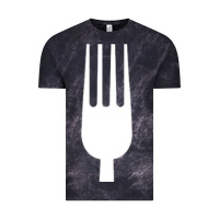 Cloud Black kitchen utensil fork simple easy halloween party costume long sleeve t Vintage Tee - baoMotion