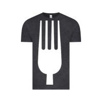 Vintage Black kitchen utensil fork simple easy halloween party costume long sleeve t Vintage Tee - baoMotion