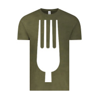 Vintage Olive kitchen utensil fork simple easy halloween party costume long sleeve t Vintage Tee - baoMotion