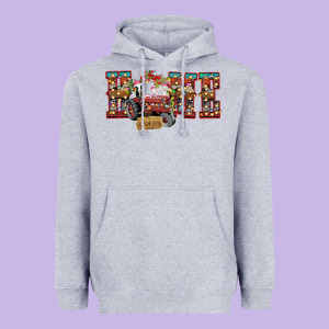 Home Christmas Farm Animals Heavyweight Hoodie Designed By Cowhidedigitalart