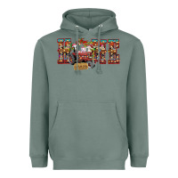 Sage home Christmas farm animals Heavyweight Hoodie - CowhideDigitalArt