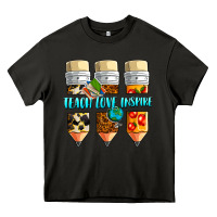 Asphalt teach love inspire Heavy Core Tee - NancyCooperArtShop