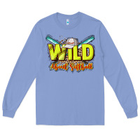 Colony Blue Wild about Softball Long Sleeve Tee - HowdyJamesFarm