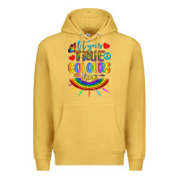 Antique Gold Let Your True Colours Shine Premium Hoodie - BundleAndBundleShop