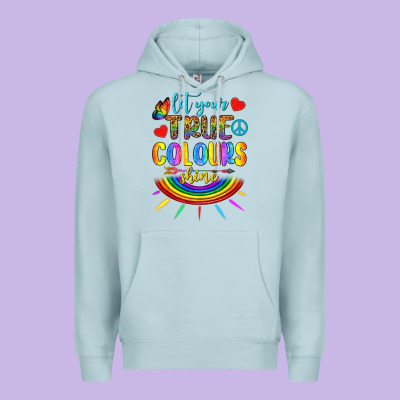 Let Your True Colours Shine Premium Hoodie Designed By Bundleandbundleshop