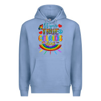 Colony Blue Let Your True Colours Shine Premium Hoodie - BundleAndBundleShop
