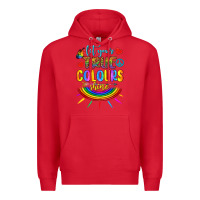 Red Let Your True Colours Shine Premium Hoodie - BundleAndBundleShop