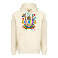 Sandshell Let Your True Colours Shine Premium Hoodie - BundleAndBundleShop