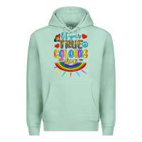 Seafoam Let Your True Colours Shine Premium Hoodie - BundleAndBundleShop