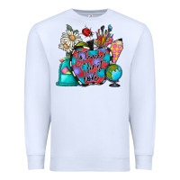 White to teacher is to first love Premium Sweatshirt - CowhideDigitalArt