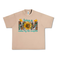 Burro Being a Mom Makes My Life Complete Urban Heavy Tee - texasbilliewilder