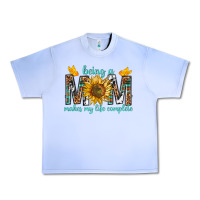 Grape Ice Being a Mom Makes My Life Complete Urban Heavy Tee - texasbilliewilder