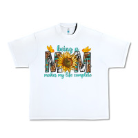 White Being a Mom Makes My Life Complete Urban Heavy Tee - texasbilliewilder